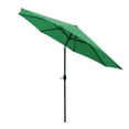 thumbnail image 4 of IMossad 8-Rib Green Solid Print Patio Umbrella Canopy, 4 of 5