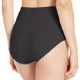 thumbnail image 3 of Bali Womens One Smooth U All Around Smoothing Brief, 7, Black Pointelle, 3 of 3