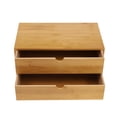 thumbnail image 6 of Miumaeov Desk Organizer - Mini Bamboo Desk Drawer Tabletop Storage Organization Box for Office Home Toiletries Supplies, No Assembly Required (Type 1), 6 of 10