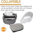 thumbnail image 3 of K&H Bucket Booster Pet Seat Gray Small, 3 of 7
