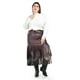 thumbnail image 5 of Falda de vinipiel con flecos Roman Fashion /Tallas Extras, 7063 (Cafe) cafe 42, 5 of 7