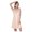 Champagne Powder, variant on Womens Summer Nightgown V Neck Spaghetti Strap Short Robe Solid Color Lace Satin Sleepwear S-2XL