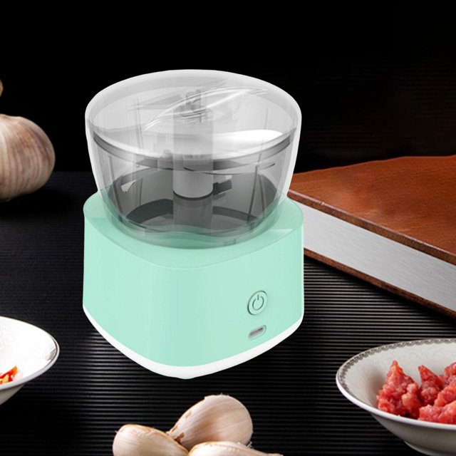 eléctrica portátil Desmontable de mano Máquina de cocina eléctrica de gran capacidad Trituradora de para acampar Picnic Verde Soledad Picadora de carne eléctrica
