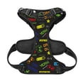 thumbnail image 5 of Picia Pixel Game No-Pull Dog Harness Reflective Front Clip Vest with Handle,Step-in Air Dog Harness,Adjustable 2 Metal Rings 4 Buckles,Easy to Put on & Take Off X-Large, 5 of 9