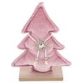 thumbnail image 1 of CIMAXIC christmas Christmas Tree Table Decorations Pink Glitter Plush Xmas Pine Tree Holiday Tabletop Centerpiece Shelf Decor Photo Props Rustic Xmas Tiered Tray Decor,9.45"X7.09"X2.36", 1 of 5