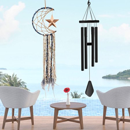 Wind Chimes Set Soothing Melodic Tones Aluminum Memorial Wind Chime ...