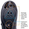 thumbnail image 6 of Zol Stage Unisex Women Men Road Bike Cycling Shoes (6.5, Black), 6 of 7