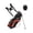 Red, variant on Airfind 14-Way Stand Bag with Cushioned Hip Strap and Rain Hood for Walking Rounds, Red