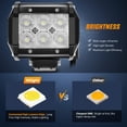 thumbnail image 3 of Barra de iluminación LED Pods Nilight de 18 W, 1260 lm, para vehículos, 4 unidades, 3 of 7