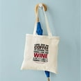 thumbnail image 5 of CafePress - Coffee And Wine Tote Bag - Unisex Canvas Tote Bag, Beige, 1-Piece, 5 of 7