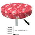 thumbnail image 4 of Naloa Hello Summer Flamingo Round Bar Stool Cushion Cover 12-14 inch, Fits Kitchen, Office, Restaurant Chairs - 12 inch, 4 of 7