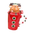 thumbnail image 1 of Taza de cerámica navideña, tazas de té creativas 3D encantadoras con asa, lindas tazas de Navidad Alce Macarena Taza de ceramica, 1 of 8