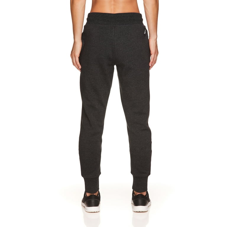 Reebok Womens' Cozy Fleece Jogger Sweatpants with Pockets 