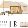 6 Person Tent + Canopy - 10.5ft X 8.2ft X 6.9ft