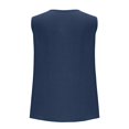 thumbnail image 6 of Women's Tank Tops 2026 Fashion Sleeveless Vest Cotton Linen Button Down Vests Summer Undershirts Camisole for Women, 6 of 8