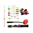 thumbnail image 1 of Caña de pescar en hielo, de pesca en hielo,Juego de cañas de pescar de invierno Accesorios para exteriores,Equipo de pesca completo Gancho de línea de pesca,Equipo de Zulema Caña de pescar en hielo, 1 of 8