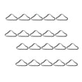 thumbnail image 2 of MasteelfCA 40pcs Trampoline Jumping Bed Bungee Bed Mesh Cloth Buckle Triangle Ring Parts, 2 of 8