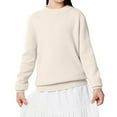 thumbnail image 2 of Breezora Boys and Girls Turtleneck Sweaters Cable Knit Chunky Pullover Long Sleeve for Fall Winter Season Childrens Warm Tops 100 Size Beige, 2 of 4