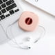 thumbnail image 1 of Estuche para cables y auriculares, estuche portátil para almacenamiento de carretes de cables para organizador de cables(rosa), 1 of 5