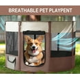 thumbnail image 5 of Extra Large Pet Playpen Cat Playpen Dog Playpen Puppy Playpen Indooor Cat Cage Dog Fence, Dinosam 36" Diameter 23" Height Cat Tent Playpen for Indoor Cats Pen for Cat Puppy Rabbit, 5 of 6
