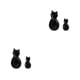 thumbnail image 1 of Wosthever Gancho en forma de animal ABS de 2 piezas, lindo, impermeable, autoadhesivo, estilo Simple, colgador de llaves para el hogar, soporte Negro 2piezas, 1 of 6
