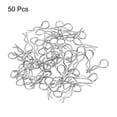 thumbnail image 3 of Uxcell 50pcs 30-Degree Angle RC Body Clips Bent Springy Pins for Model Car Truck Silver, 3 of 7