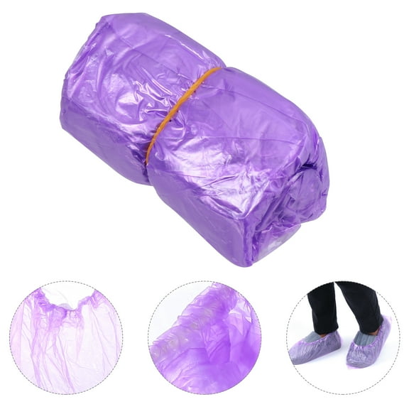 Sparsain 200pcs Disposable Non-Slip Shoe Covers for Home
