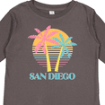 thumbnail image 4 of Inktastic San Diego California Beach Vacation Girls Long Sleeve Toddler T-Shirt, 4 of 5