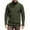 Army Green, variant on Sweaters for Men - Fall Winter Fashion Solid Color High Neck Jacquard Soft Warm Sweater Jacket, Thick Knit Design, Cold Weather Wear, Cozy Fabric, Men's Clothing