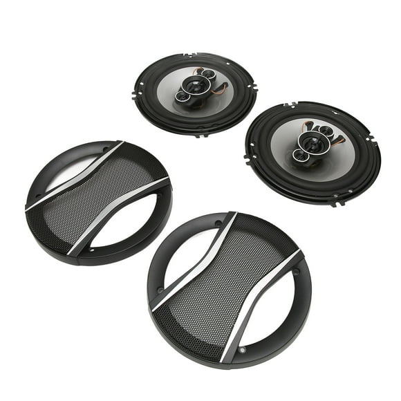 Car Coaxial Loudspeaker, 6 inch Coaxial Car Speaker Omnidirectional Stereo 650W Clear Sound  for Car Sound Systems