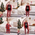 thumbnail image 4 of Holiday Family Pajamas Matching Sets Holiday Nightwear Household Sleepwear Sets Long Sleeve Pjs, 4 of 7