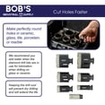 thumbnail image 3 of BISupply Ceramic Bit Set - 7pc Steel Vacuum Brazed Diamond Bit Hole Saw Kit, 3 of 6
