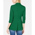 thumbnail image 3 of INC International Concepts Women's Classic Fit Blazer Green Size Petite Medium, 3 of 3