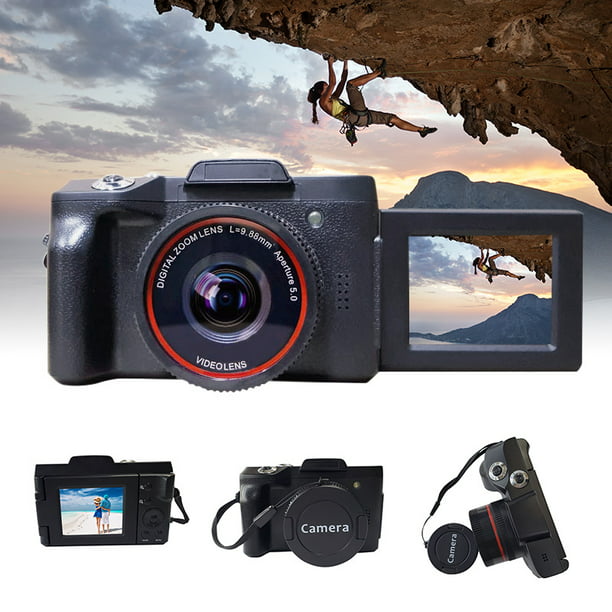 Jbhelth Digital Camera Full HD 1080P 16MP Recorder with Wide Angle for YouTube Vlogging - Walmart.com