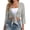 #0204-Gray, variant on Neewe Women's Shrug Short Sleeve Cropped Cardigan Knit Sweaters Open Front Casual Elegant Jacket for Dresses