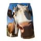 thumbnail image 4 of Fotbe Blue Sky Meadow Cute Cow Trajes de Baño Estampados para Hombre, Shorts de Verano de Secado Rápido, Ropa de Playa, Bañadores-Large, 4 of 6