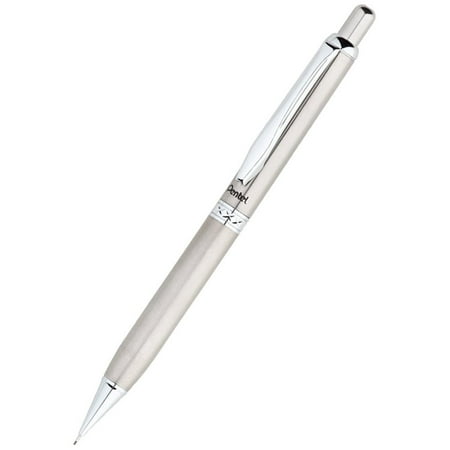 Silver Wrapped Gift Box - Pentel Libretto Mechanical Pencil with Gift Box, 0.5mm HB (Silver)