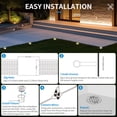 thumbnail image 6 of MW LIGHTING 4-PACK  landscape well lights, 6W 350LM,3000K well lights landscape Led in ground，IP65 Waterproof  landscape well lights,CRI90+ ，oil-rubbed bronze, ETL Certified, 6 of 8