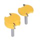 thumbnail image 5 of Broca de corte para enrutador, juego de 2 brocas para enrutador de arco, brocas para enrutador, artesanía superior, 5 of 8