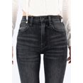 thumbnail image 5 of Pantalones vaqueros ajustados para mujer, Pantalón recto, color gris humo, otoño e invierno, 2023, 5 of 5