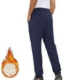 thumbnail image 4 of Simua Men's High-Waist Fleece-Lined Winter Pants - Thermal Comfort with Drawstring Waist and Reversible Cuff, 4 of 8