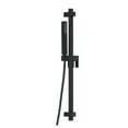thumbnail image 3 of akuaplus® 1-setting Matte Black square Shower Head with Adjustable Post, 3 of 7