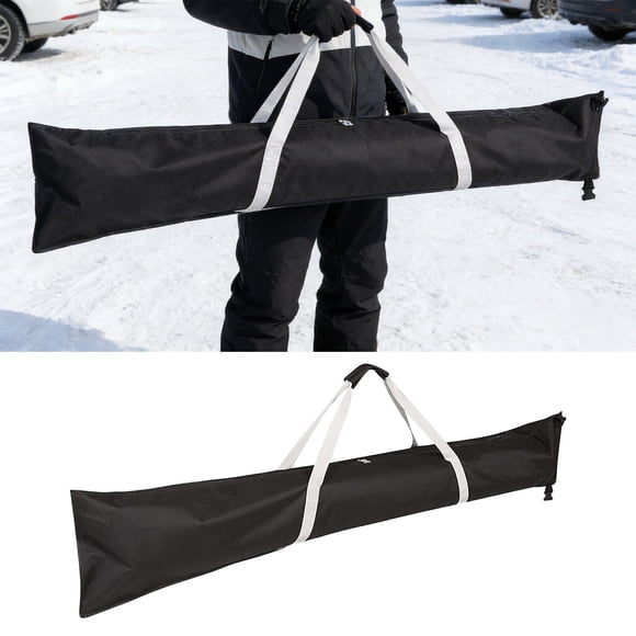 Klonfd 185 cm Skische Skisack Fur 1 Paar Ski Mit Schulterträger Wasserabweisender Rolltop Skisack Polyvalent Skische Fur Snowboards Ski Stöcke