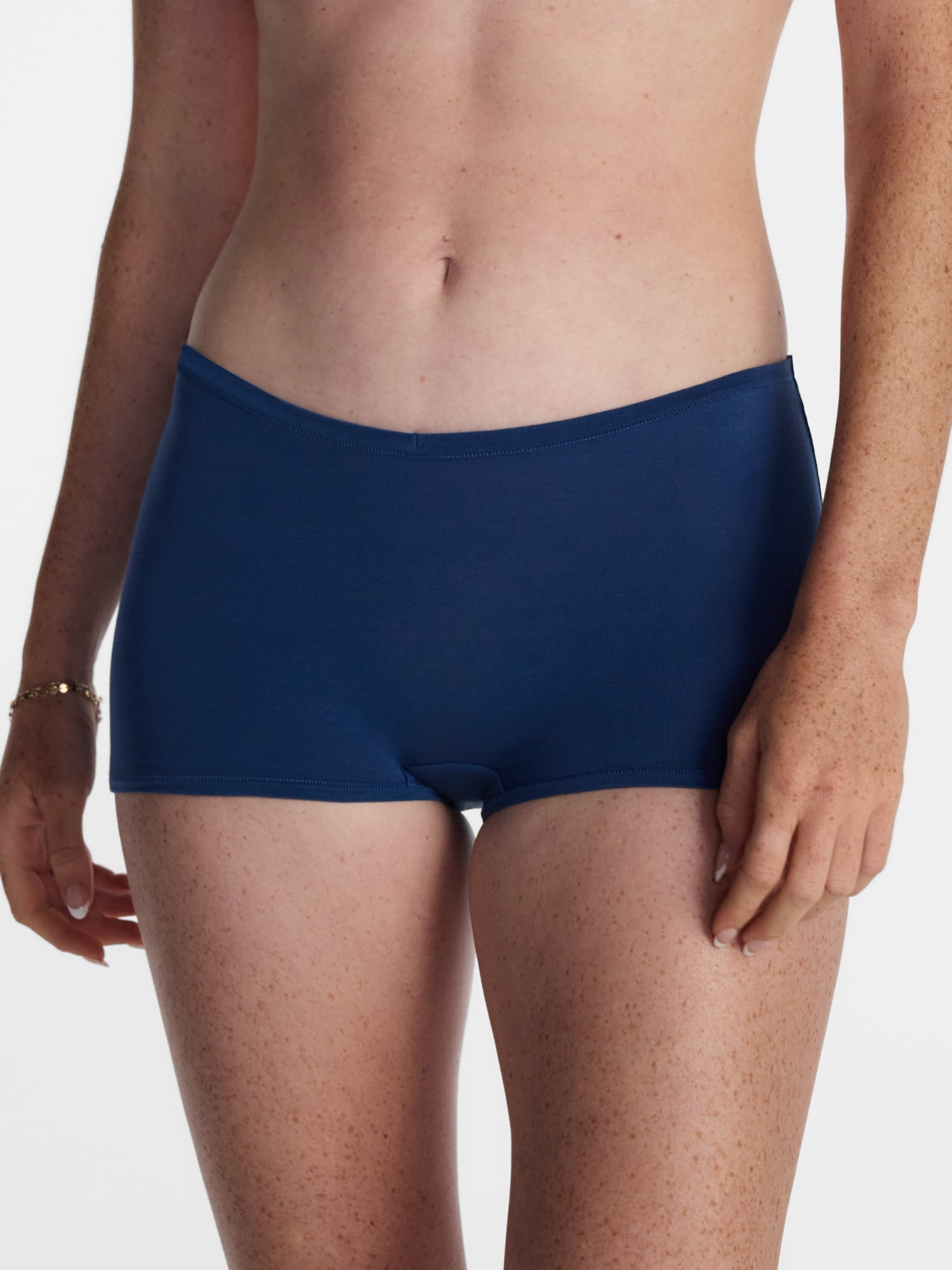 No Boundaries Cotton Stretch Jersey Boyshort Panties, 3 Pack, Women's XS-XXXL