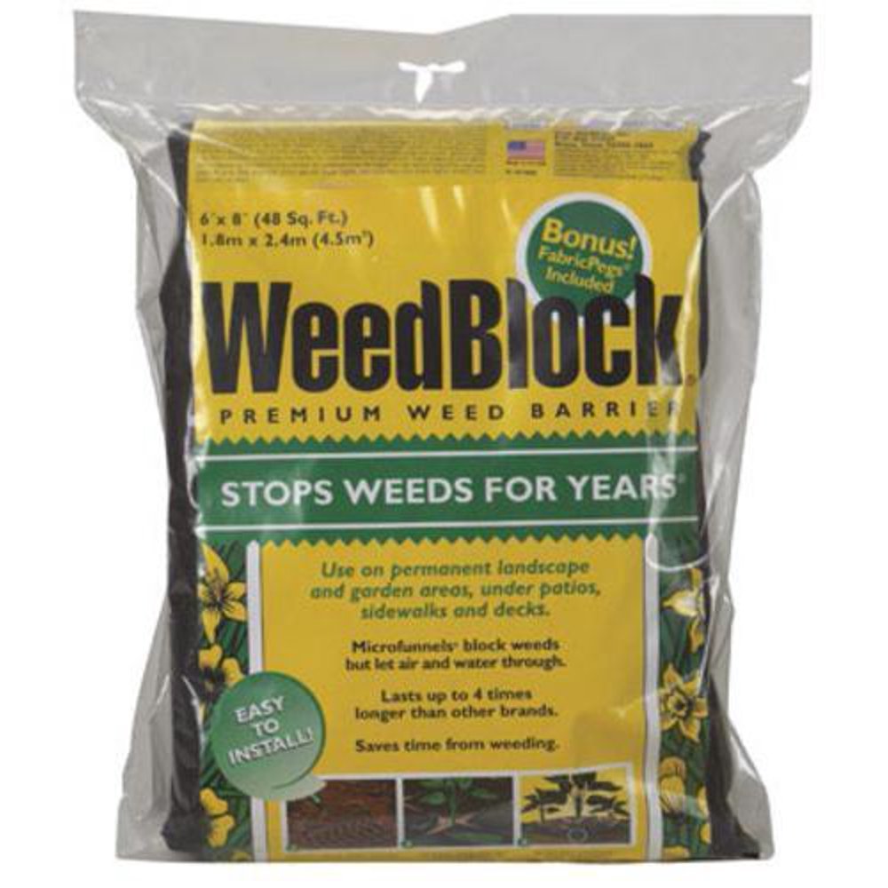WeedBlock 101 Premium Weed Barrier, 6' x 8'