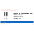 thumbnail image 2 of Head Bolt Set - Compatible with 1998 - 2000 Isuzu Hombre 1999, 2 of 2
