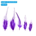 thumbnail image 2 of Uxcell Saddle Hackle Rooster Feathers 4-6", Rooster Feathers Loose Hackle Feather, Purple 100 Pcs, 2 of 6