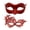 Red, variant on Couple Mardi Gras Mask Lace Set, 2Pcs Masquerade Masks for Women and Men,Carnivals Venetian Mask Party Accessory