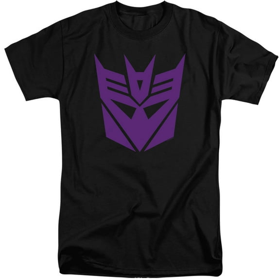 Transformers Decepticon S/S Adult Tall 18/1 T-Shirt Black