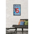 thumbnail image 2 of Marvel Spider-Man - Happy 6th Birthday Wall Poster, 14.725" x 22.375", Framed, 2 of 3